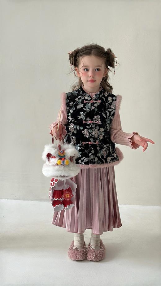 墨花套装（马甲+半裙） 商品图2