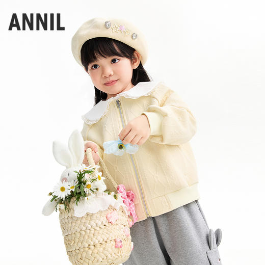 【实体店同款】女童翻领外套春季新款安奈儿童装XG615059 商品图2