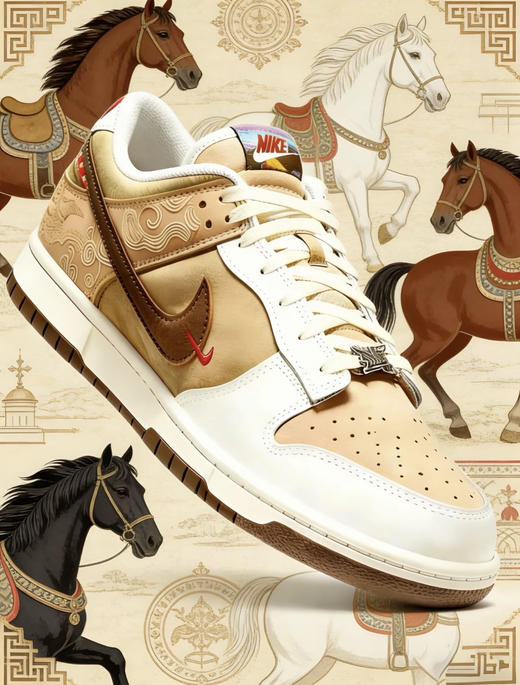 Nike限定敬颂DUNK马年CNY踏云空军一号系列 商品图2