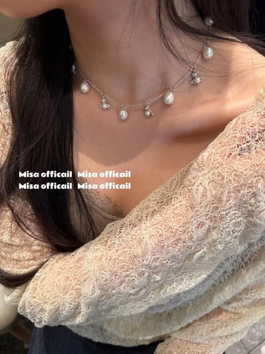 西太后巴洛克土星多坠珍珠项链 商品图3