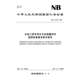 水电工程专用水文站流量实时监测设备基本技术条件（NB/T11799—2025）