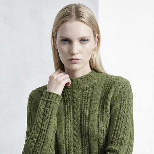 KINGDEER/KD秋冬新款时尚百搭女式羊绒衫L805955经典基本款/气质款鹿王 商品图11