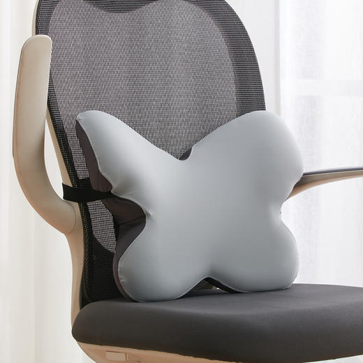 NITORI宜得利家居 办公椅工作椅腰垫蝴蝶形腰背包裹大靠垫海绵腰靠 商品图5