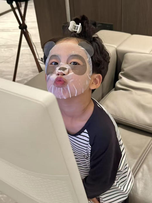 爱多康韩国儿童宝宝面膜面膜补水保湿滋润宝宝男女孩专用5片一盒 商品图4