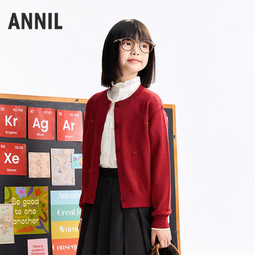 女童开衫春季新款安奈儿童装EG614689 商品图2