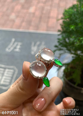 6171001，蛋面耳钉。具体价格微信咨询