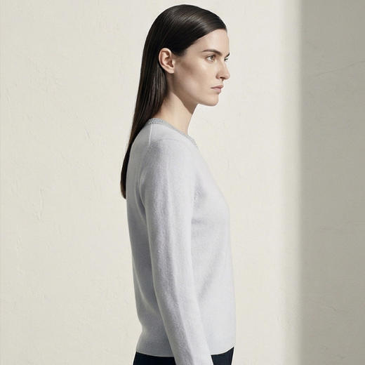 KINGDEER/KD秋冬新款女式长袖羊绒衫 约222g L805870经典基本款/气质款/100%山羊绒鹿王 商品图14