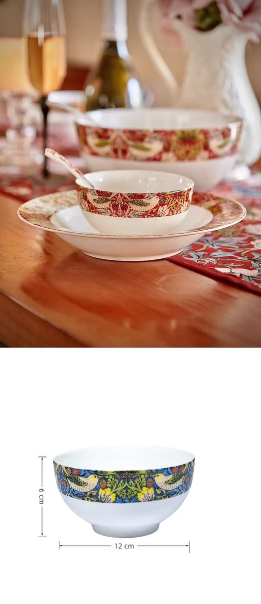 孤品捡漏专属链接||英国Morris草莓小偷骨瓷系列 杯体薄而通透 高级感拉满 商品图12