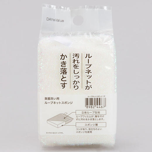 NITORI宜得利家居 易起泡线圈海绵洗碗布海绵擦 商品图5