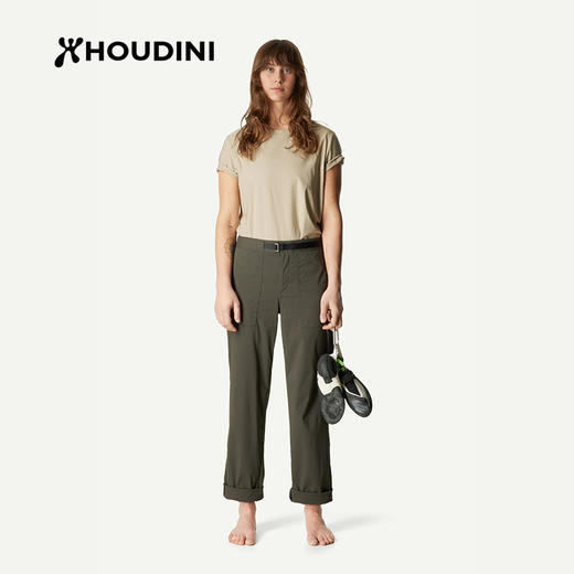 HOUDINI胡丁尼Liquid Chore液动户外女26春新轻量徒步越野长裤 860062 商品图0