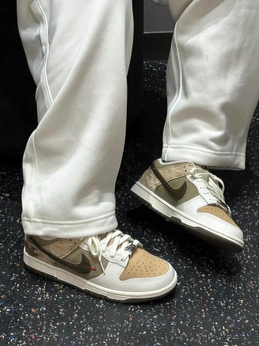 【Nike耐克专卖店直发】Nike Dunk Pegasus Pack马年限定CNY新年款脱绷系列低帮 板鞋 米褐色 商品图8