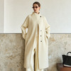 Famecoco范可儿高级大气立领双面尼大衣长款轻盈柔软羊毛外套FAD8AQ115 商品缩略图2