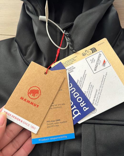 跨年售后 猛犸象周年纪念款Ultimate极限八代张若昀同款防风软壳冲锋衣 ggd 340219 商品图9