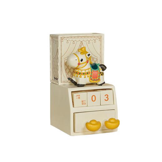 大英博物馆 小马团子系列 马到财来 收纳盒手机支架日历摆件 商品图4