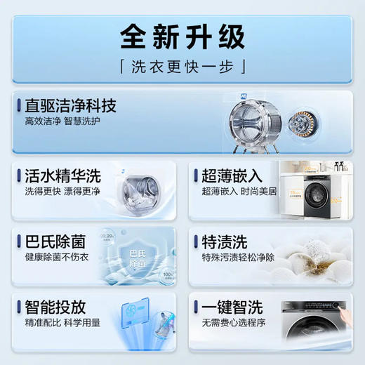 海尔（Haier）洗衣机 XQG100-BD12556 商品图1