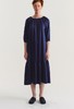 Casey Casey 26SS 宝石蓝真丝缎hiruni垂褶连衣裙 商品缩略图4