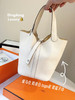 爱马仕 奶昔白 togo皮  菜篮子18 手提包 商品缩略图0