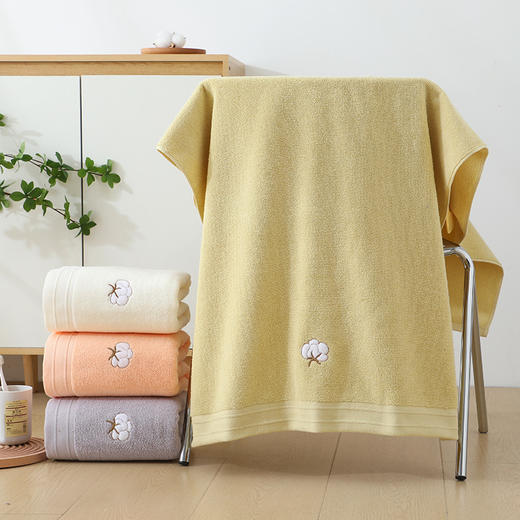 【A类母婴级❗️柔软亲肤舒适】纯棉浴巾a类母婴级加大加厚大人高颜值海边必备神器抗菌棉质浴巾。jc 商品图1