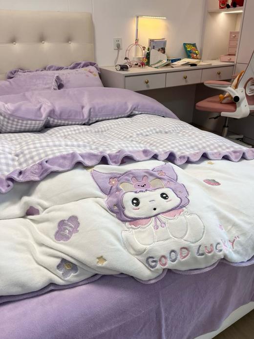 【清仓149元/套】【一套约7~8斤重】220g刺绣牛奶绒四件套  【不支持退换】 商品图5