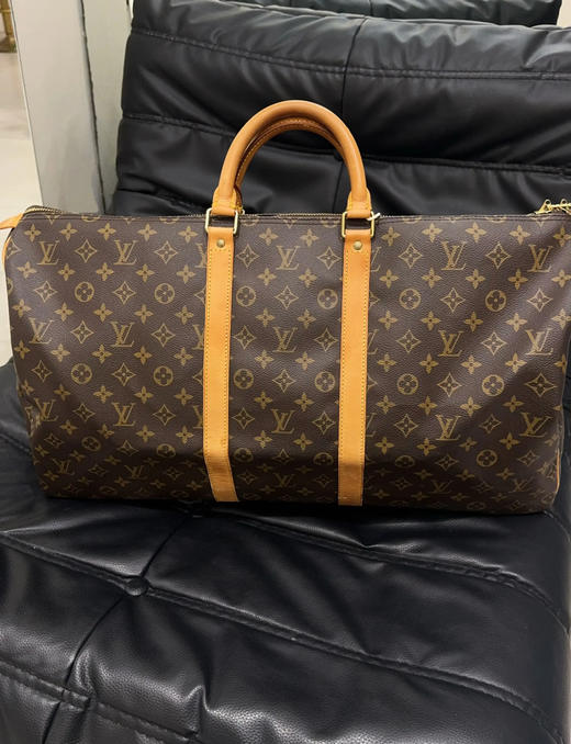Lv keepall 50 老花 手提 旅行包 商品图1