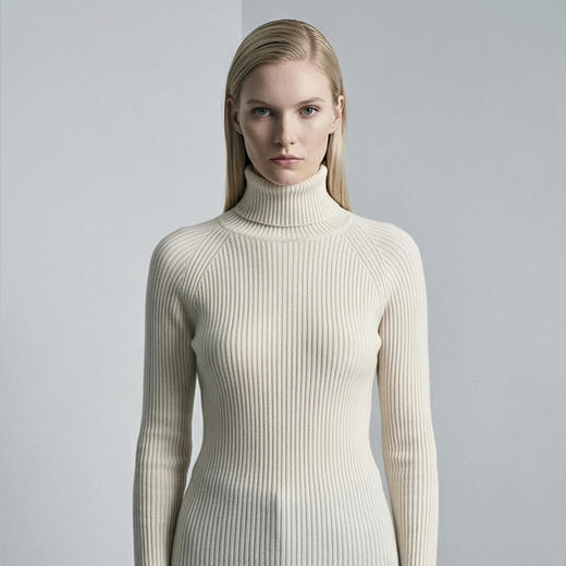【咕咕同款】KINGDEER/KD秋冬新款女式长袖高领羊绒衫 约175g L805927经典基本款/气质款/100%山羊绒鹿王 商品图7