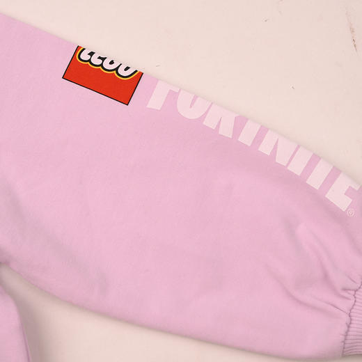 棉果果× LEGO女童春秋卫衣内搭纯棉小线圈圆领套头卫衣L122180226180 商品图3