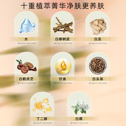 自营（菲小主）-霜苒 白鹤灵芝沐浴洁面慕斯500ml 商品图1