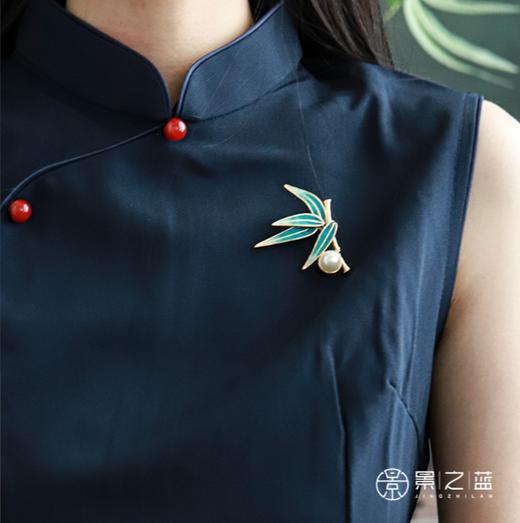 【彼达思】松涧竹轩胸针 商品图2