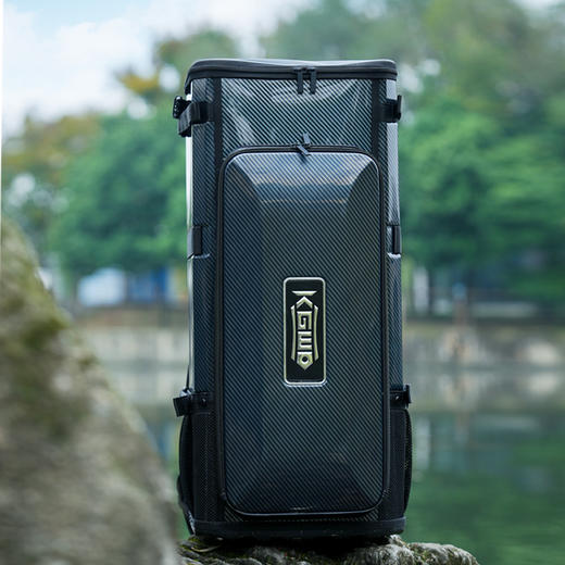 空钩悟道二代硬壳全折叠椅包 小巧轻便双肩包加厚防水钓鱼收纳包 商品图0