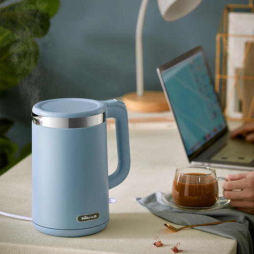 小熊电热水壶家用烧水壶全自动保温一体304不锈钢煮开水壶热水壶ZDH-D15F1 商品图0