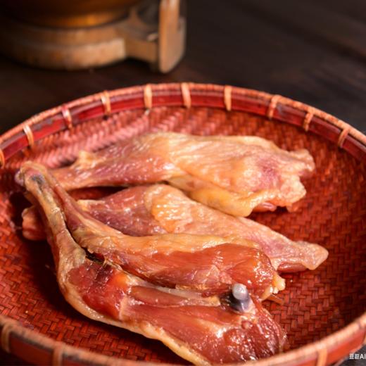 万隆腊鸡腿 （单只真空装*4 共 800g）足时慢烘，腊香入骨的高肉感珍味 商品图1