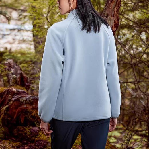 裁缝学苑AQ585立领插肩袖摇粒绒外套纸样女装加绒加厚内胆抓绒衣样板 商品图3