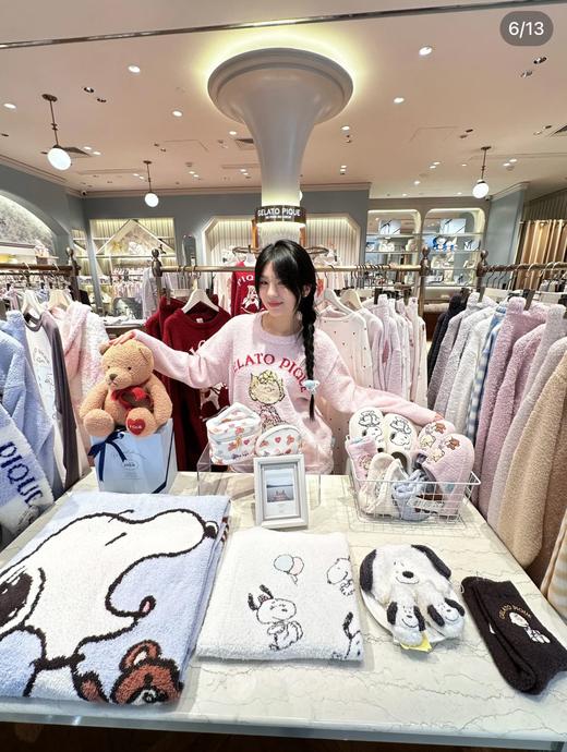 一店k （半边绒羽毛纱！）有新年生肖款！居家摆烂时间必须拥有的半边绒家居服！软fufu幸福感爆棚！情侣套装、睡裙系列合集！ 商品图13