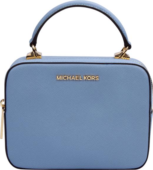 192877329251 迈克高仕MICHAEL KORSMK KARLA女士小号拉链手提单肩斜跨小方包  19x6x14cm（微脏） 商品图0