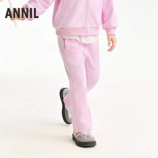 【实体店同款】女童全腰针织长裤春季新款安奈儿童装XG616072 商品图1