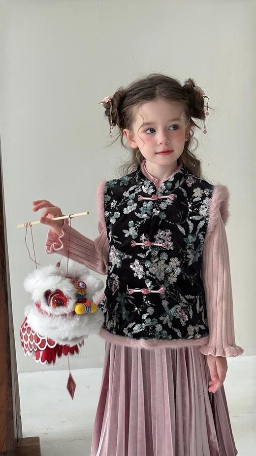 墨花套装（马甲+半裙） 商品图0