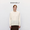 东黎 • 小山羊绒女士秋冬休闲圆领强缩绒工艺套头衫 2091 商品缩略图2