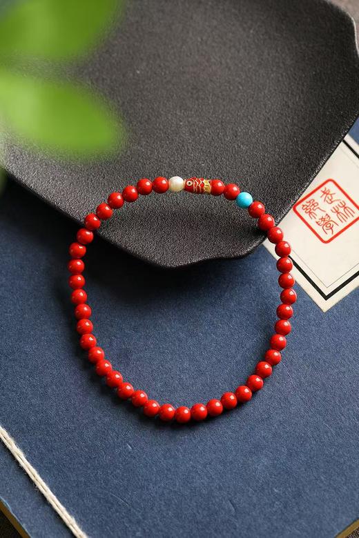 好运锦鲤 原矿精品朱砂手串 CR 商品图1