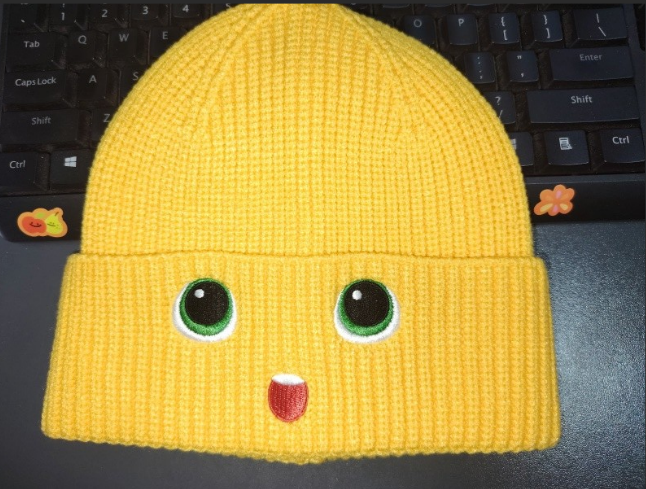 奶龙针织毛线帽