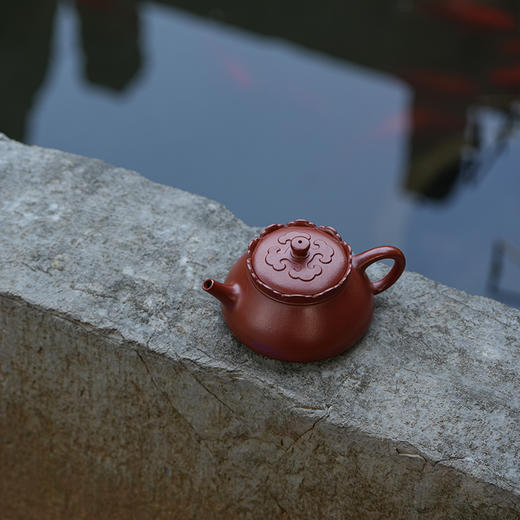 龙德堂陶艺 汤宣武 作品《佛冠》原矿大红袍 180cc 库存请咨询客服 商品图3