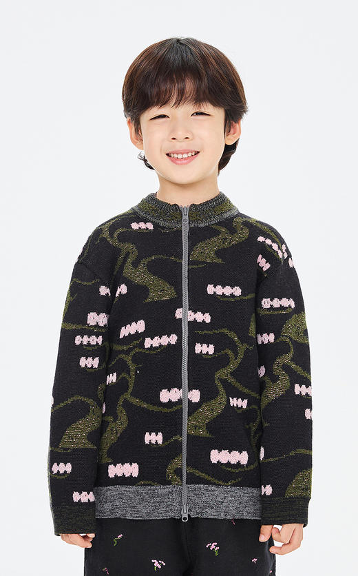 jnby  26年春款  短款开襟毛衫 1Q1312050 商品图0