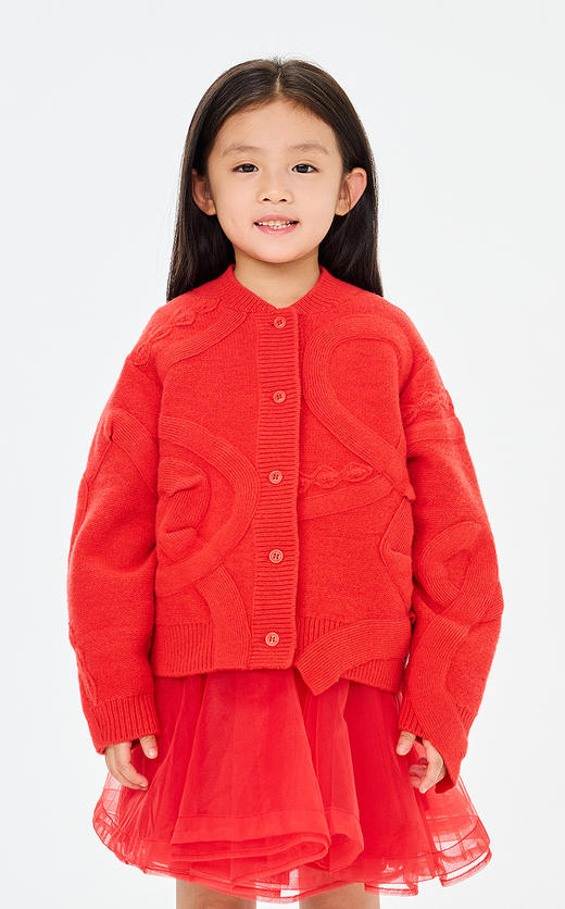 jnby   26年春款   短款开襟毛衫 1Q1313300 商品图3