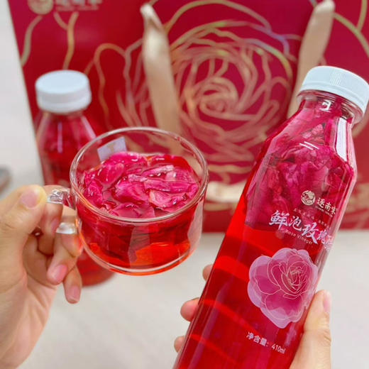 云南特产鲜泡玫瑰醋礼盒装酸甜可口浓香四溢云南特色玫瑰花发酵过年送礼伴手礼首选 商品图4