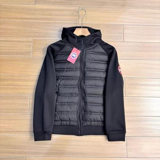 鹅拼接连帽羽绒服外套 商品图3