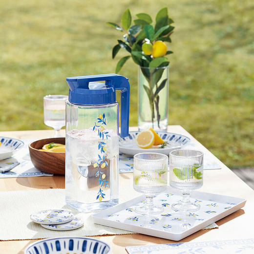 NITORI宜得利家居 长方形茶盘果盘厨房用防滑树脂托盘 25SS 商品图1