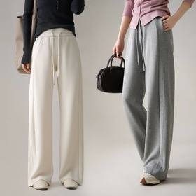 「高货sh」预售【铂金会员183/天猫249/差价66】(01801)洛诗琳柔软亲肤『小蛮腰瘦瘦裤』2026春季新款百搭松紧腰抽绳休闲裤