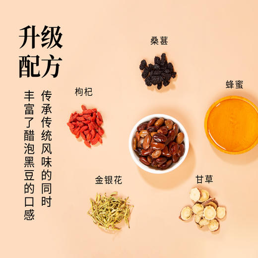 正安 清爽可口的醋泡黑豆 20g*10袋 商品图3