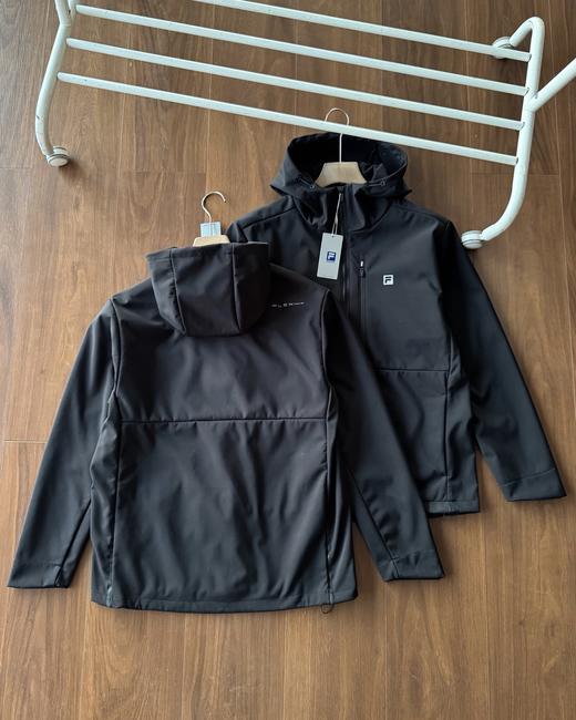 跨年售后 斐乐秋冬季男女款加绒梭织软壳连帽外套 yh 340152 商品图1