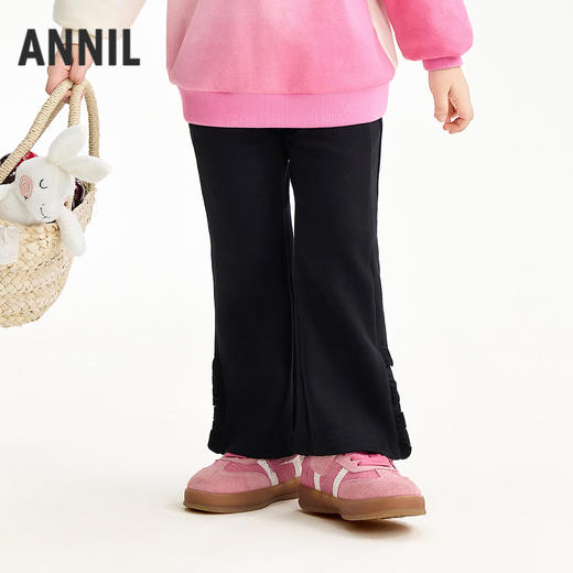 【实体店同款】女童全腰针织长裤春季新款安奈儿童装XG616067 商品图2