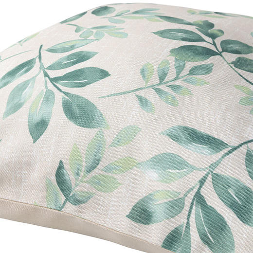 NITORI宜得利家居 居家客厅卧室抱枕办公室座椅靠垫套不含枕芯 新绿叶 商品图3